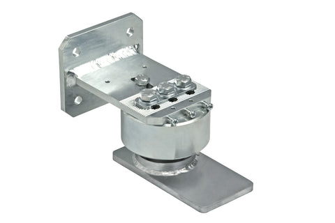 Heavy duty upper hinge with double adjustment and plate (85XL)