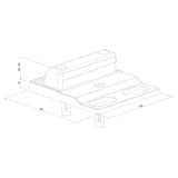 Locinox SABO bolt-on off-center ground stop