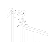 Locinox invisible interio built-in hydraulic gate closer