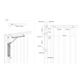 Locinox Verticlose-2 hydraulic gate closer (BK) RAL9005