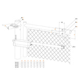 Locinox Samson-2 hydraulic gate closer